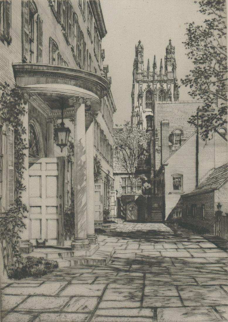 Samuel V. Chamberlain Engraving [Street View] (1 of 5)