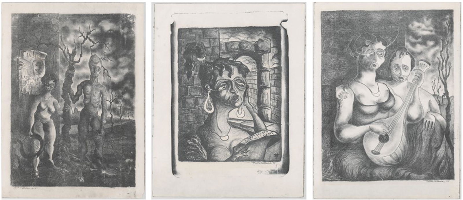 Trevor Hellems Lithographs [Modernist] (1 of 7)