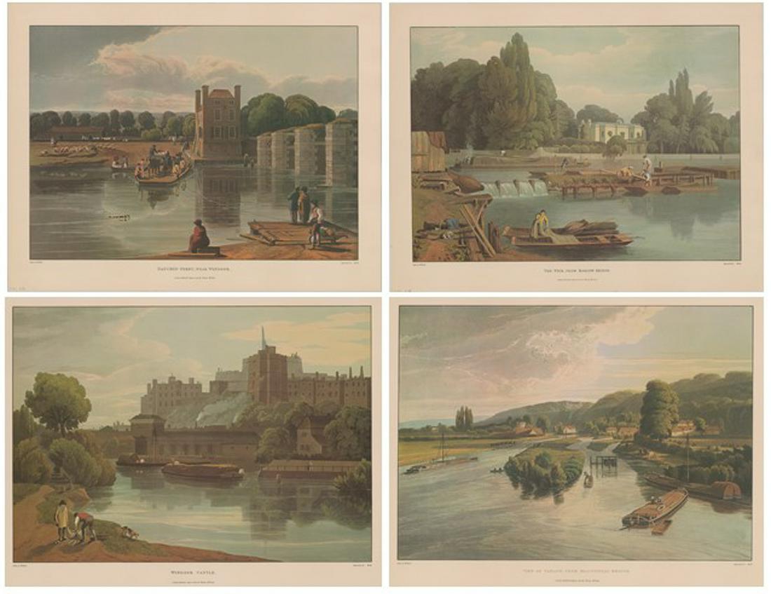 W Havell Lithographs Engraved by R Havell [Rivers] (1 of 5)