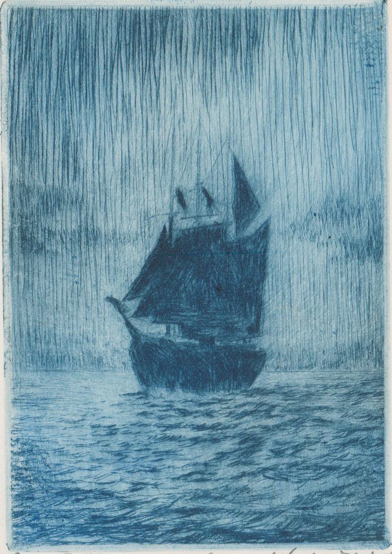 Waring Neville Etching [Sailing] (1 of 4)