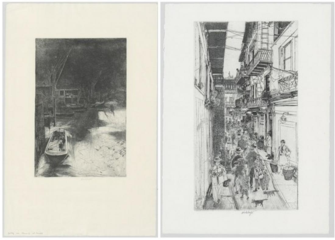John W. Winkler Etchings [Markets] (1 of 3)