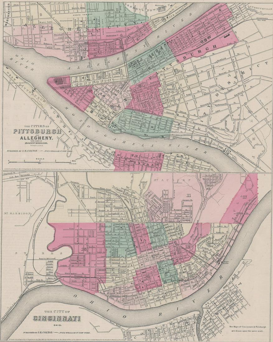 Colton's St. Louis/Chicago Map [Midwest City Map] (1 of 3)
