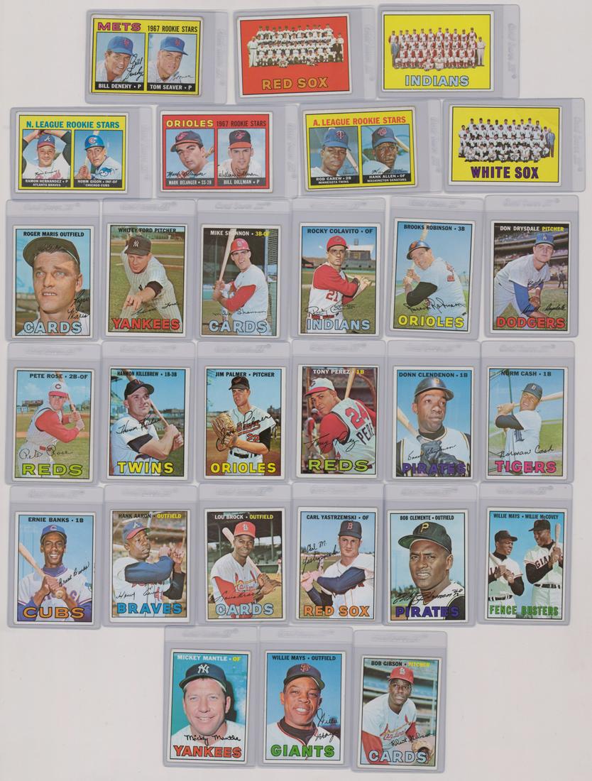 1967 Topps Baseball Complete Set 609/609 (1 of 2)