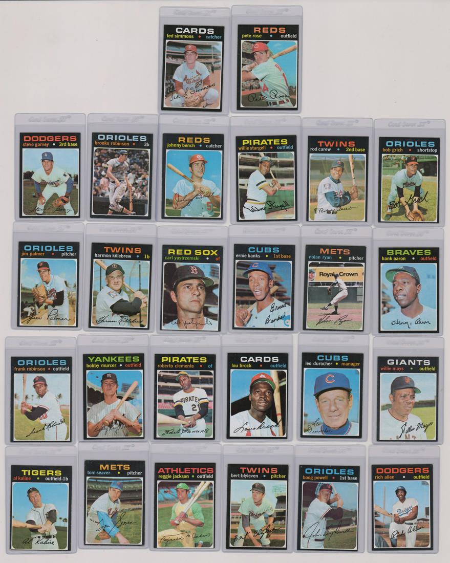 1971 Topps Baseball Complete Set 752/752 (1 of 3)