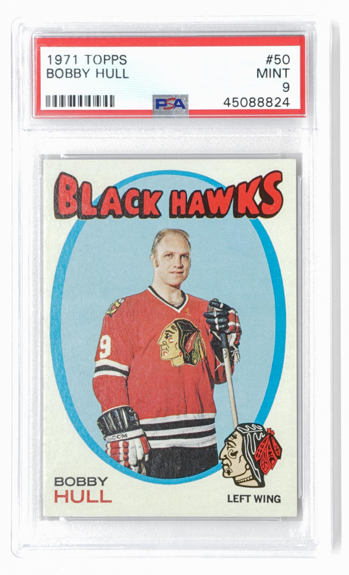 1971 Topps Hockey Bobby Hull #50 PSA 9 Set Break (1 of 2)