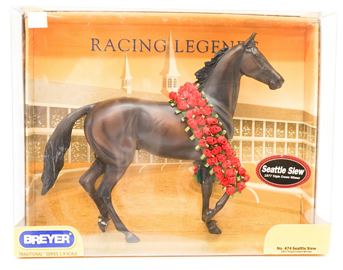 Breyer Seattle Slew Horse Figure MIB (1 of 4)