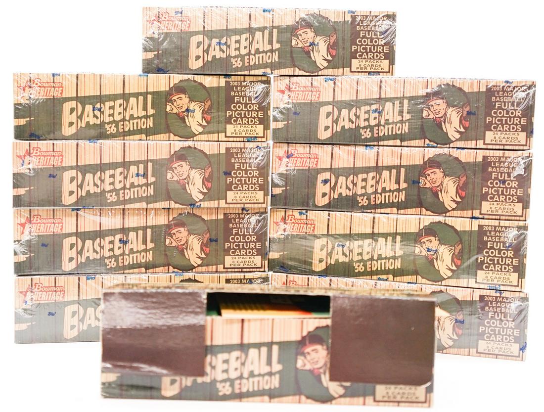 2003 Bowman Heritage Baseball Sealed Boxes (9) (1 of 3)