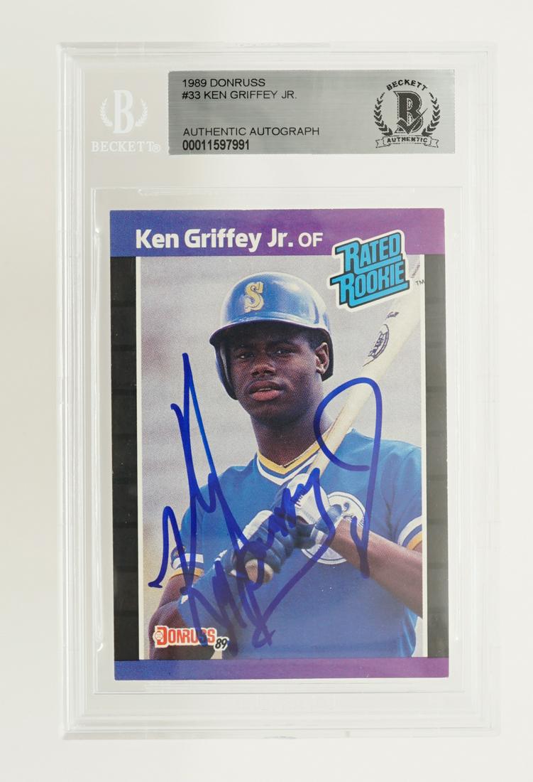 Ken Griffey, Jr. Autographed Trading Card (1 of 2)