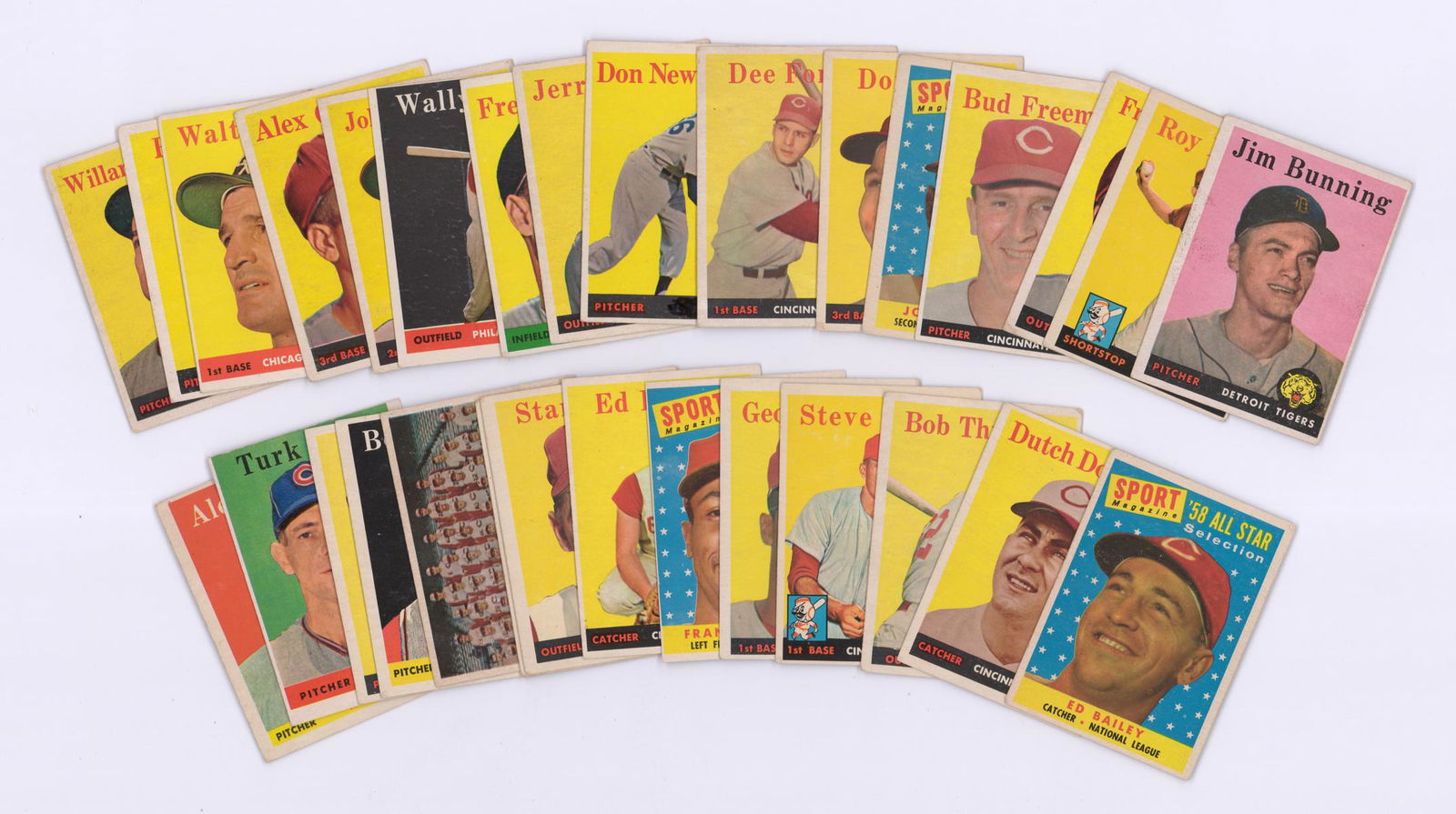 1958 Topps Baseball Cards (30) (1 of 9)