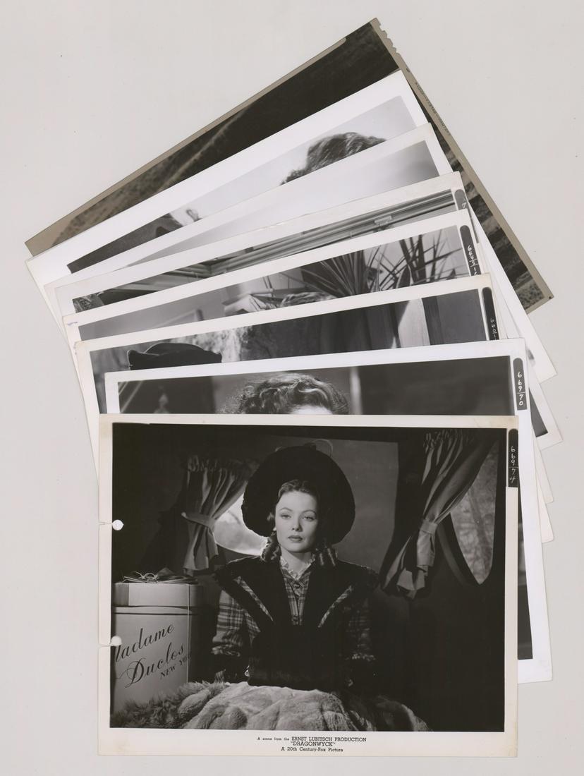 Gene Tierney Vintage Photos, Keybook and Negative (1 of 9)