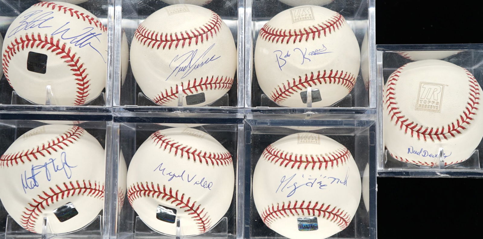 Topps Reserve Signed Baseballs (7) (1 of 4)