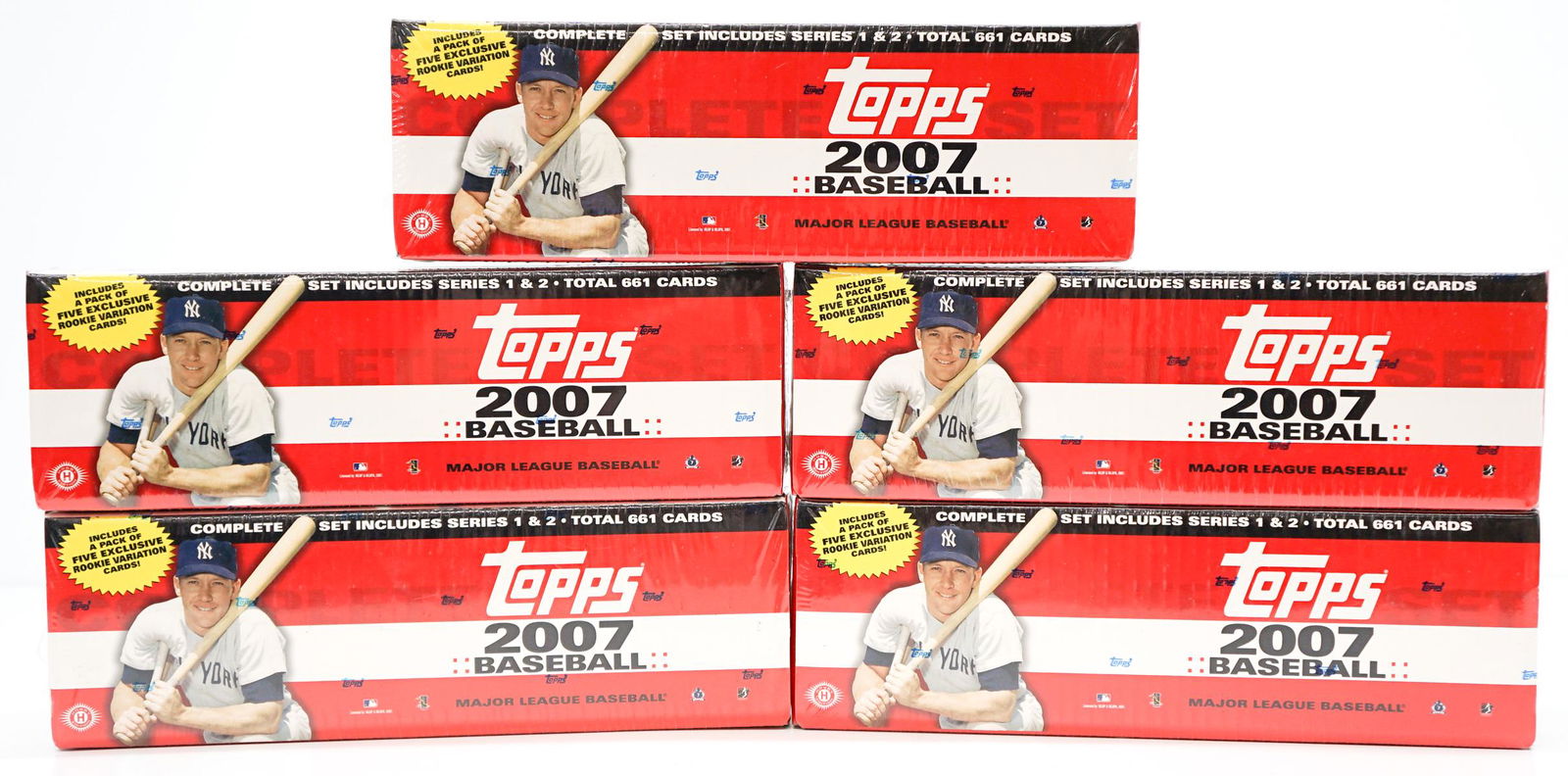 2007 Topps Baseball Factory Sealed Sets (5) (1 of 3)