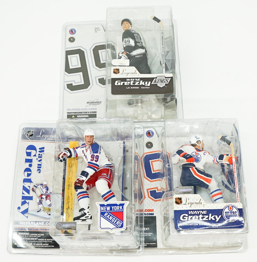 Wayne Gretzky McFarlane Figures Mint in Boxes (1 of 7)