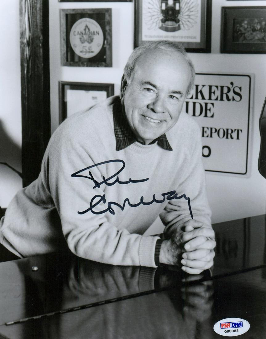 Tim Conway Autographed Photo PSA/DNA: Tim Conway autographed 8 x 10 photo. Includes PSA/DNA COA Q88085. Autograph is in Mint condition. If lot is absent of a condition report a condition report may be requested via email. Condition report