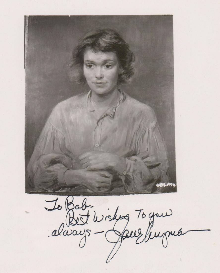 Jane Wyman Signed Photograph to Robert Osborne (1 of 4)