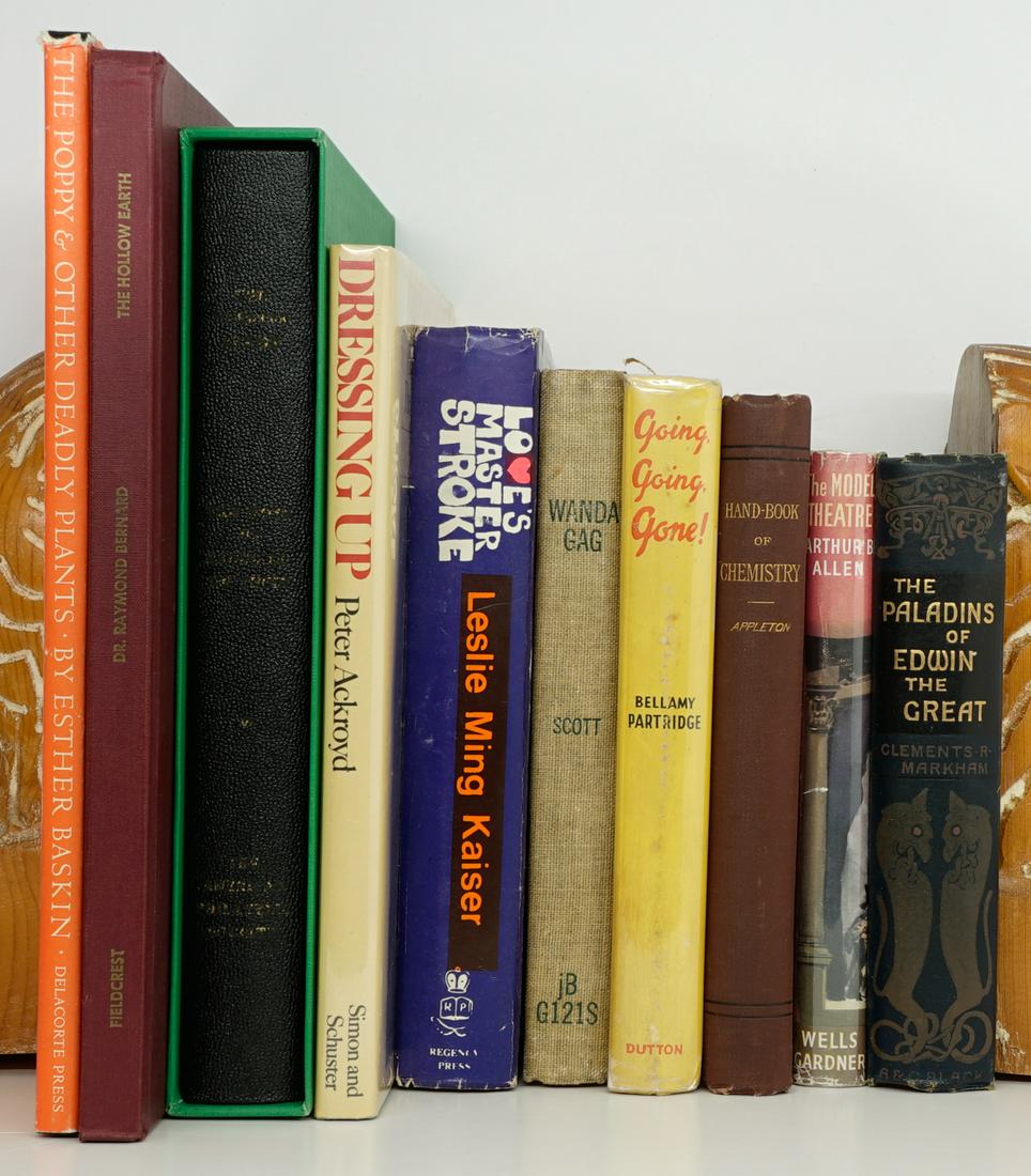Non-Fiction (10) Books: Group of ten non-fiction books. Includes: 1) The Paladins of Edwin The Great by Markham. 1896. 2) Beginners Hand-Book of Chemistry by Appleton. 1888, with color plates. 3) The Yucatan Affair Work of R