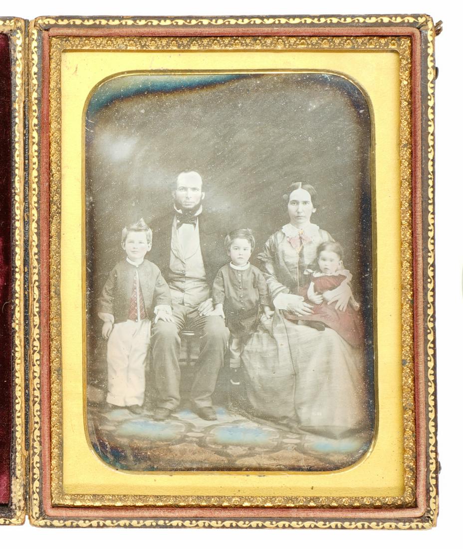 Half Plate Daguerreotype of Family (1 of 4)