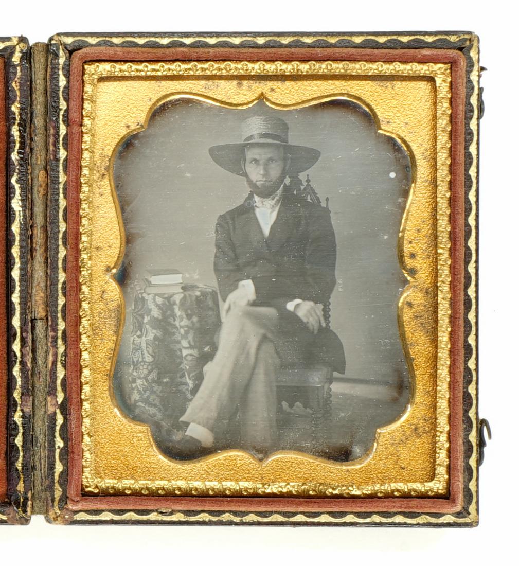 Quaker in Traditional Suit, Daguerreotype Sixth Plate (1 of 4)