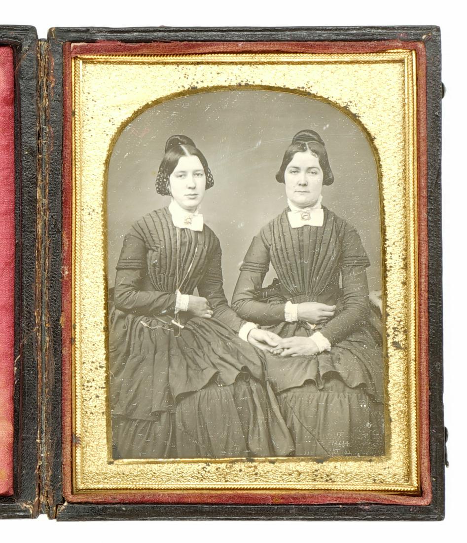 Two Sisters Quarter Plate Daguerreotype (1 of 4)