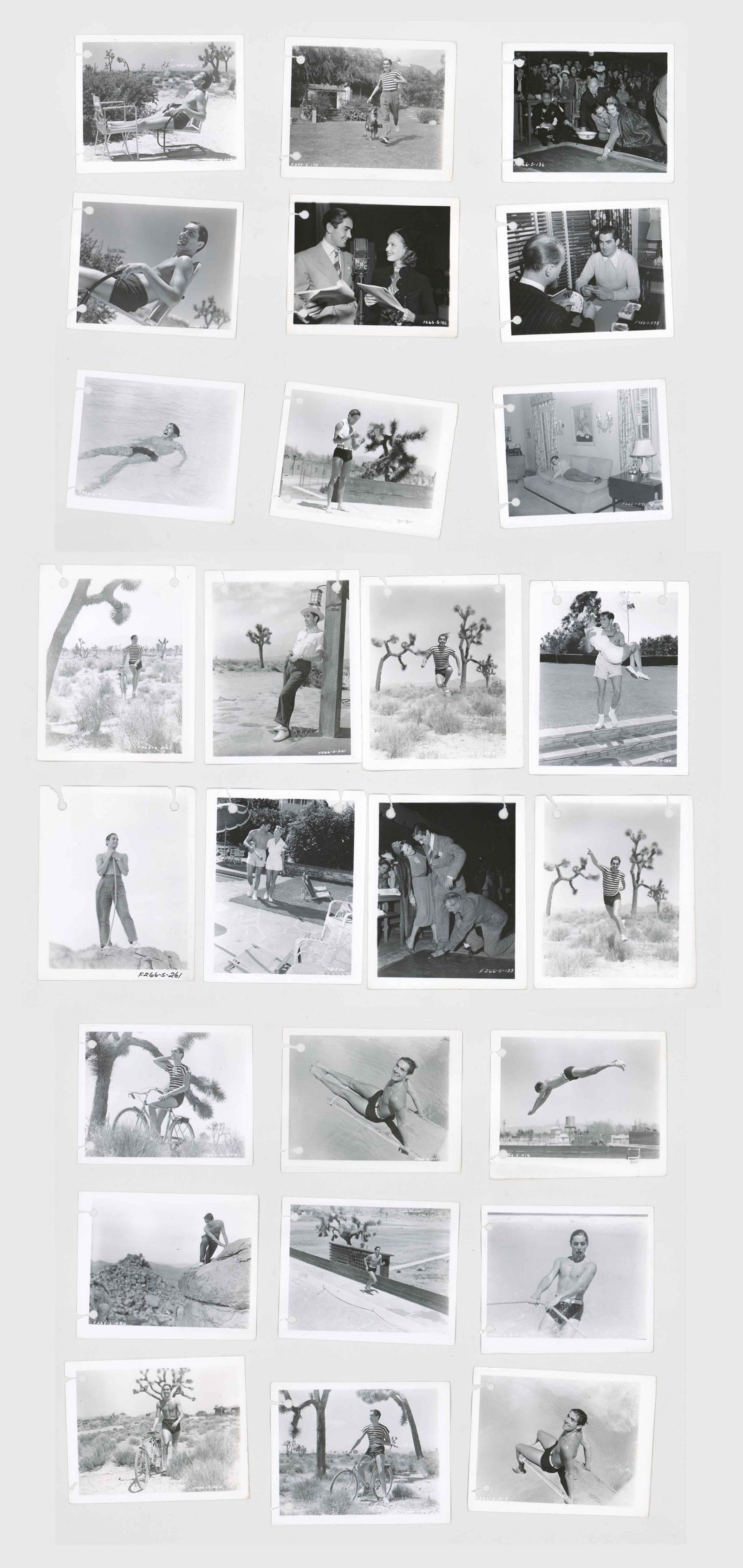 Tyrone Power Vintage Candid Photos (26) (1 of 7)