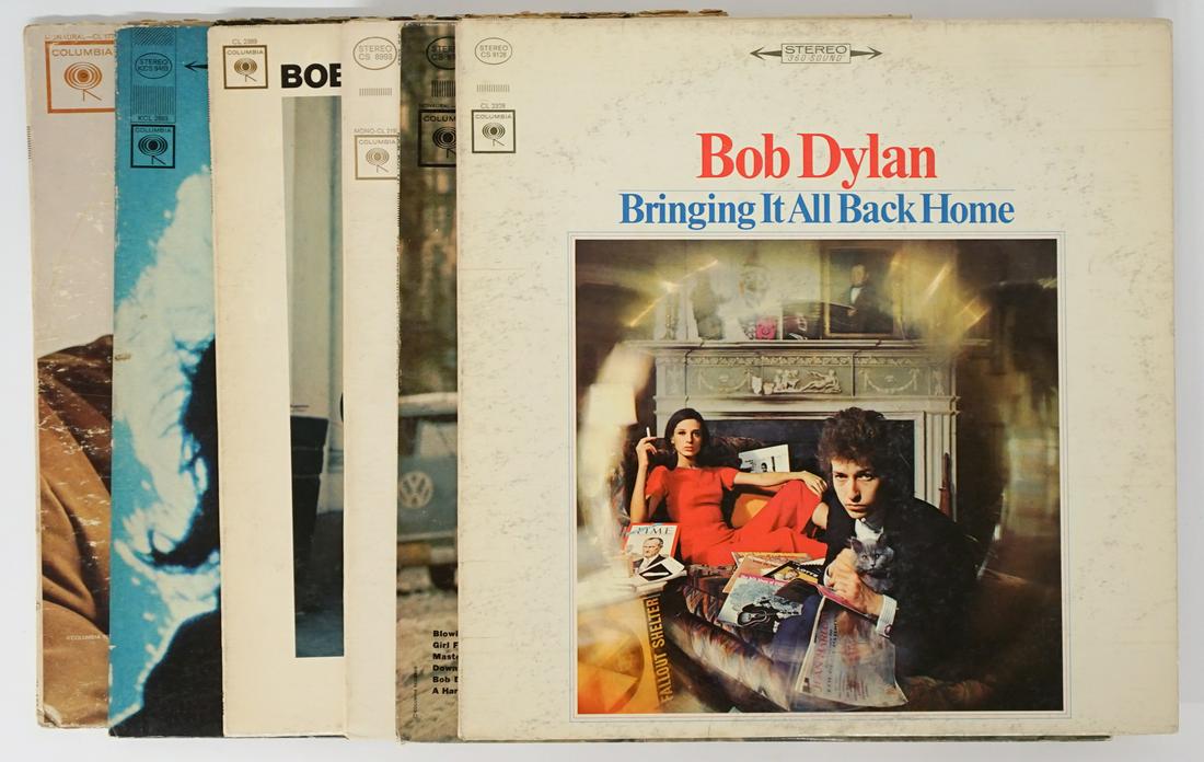 Bob Dylan Collection (6) LP's (1 of 11)