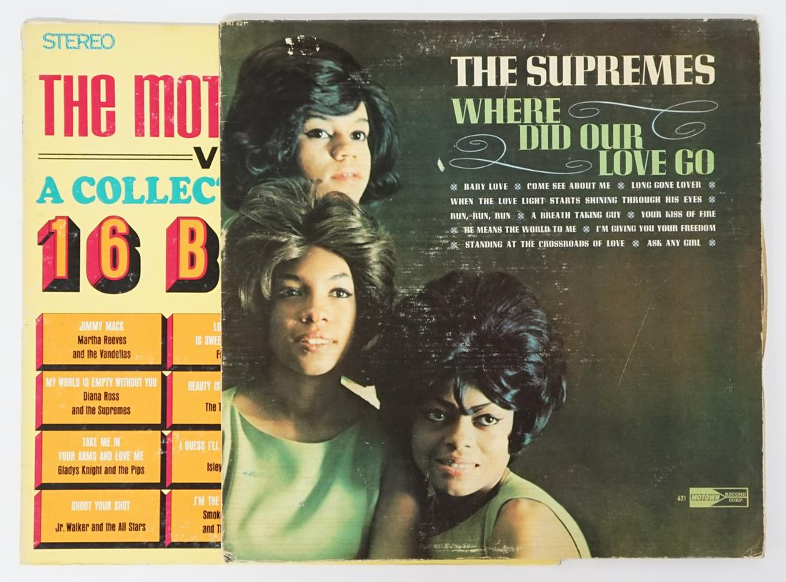 The Supremes and Motown Sound (2) Record LP's (1 of 5)