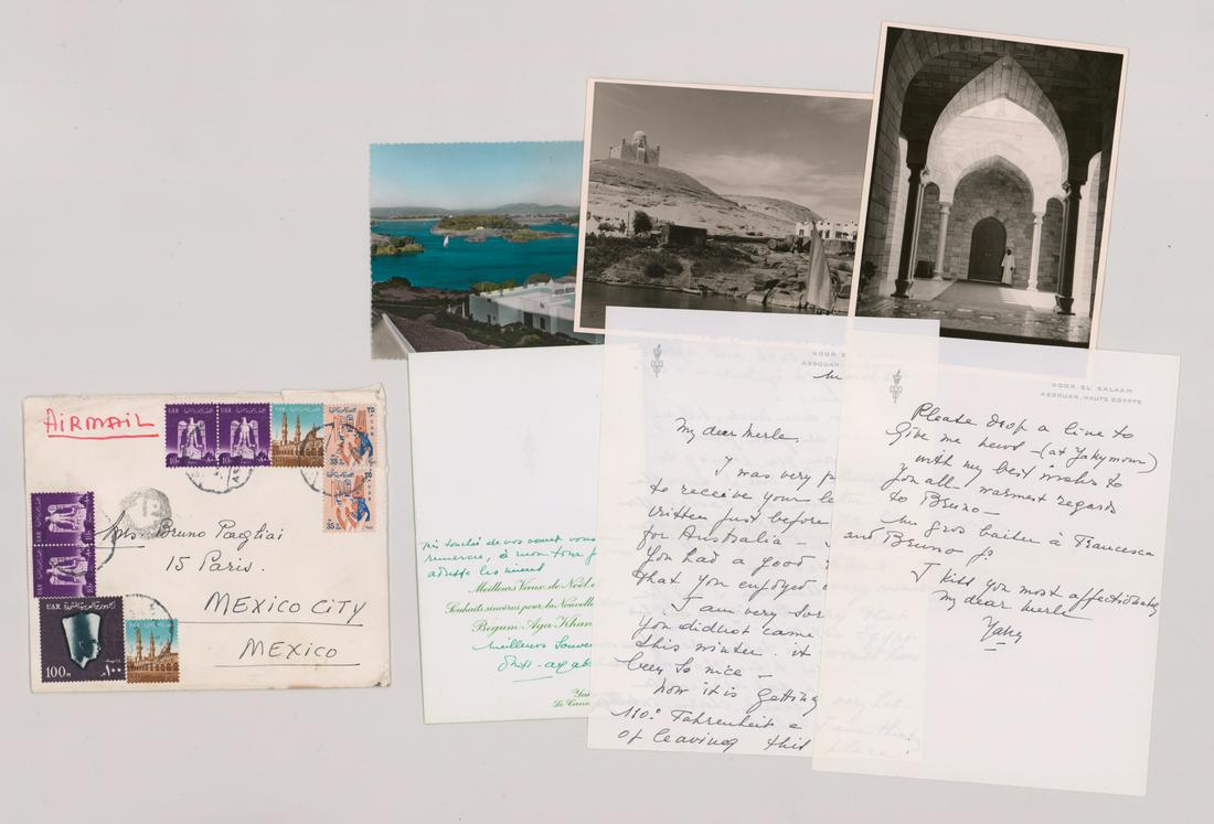 Begum Om Habibeh Aga Khan Letter to Merle Oberon (1 of 7)