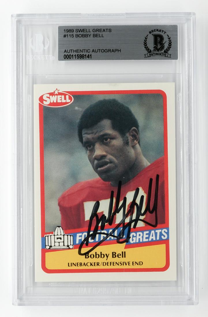 Bobby Bell Autographed Football Card (1 of 2)