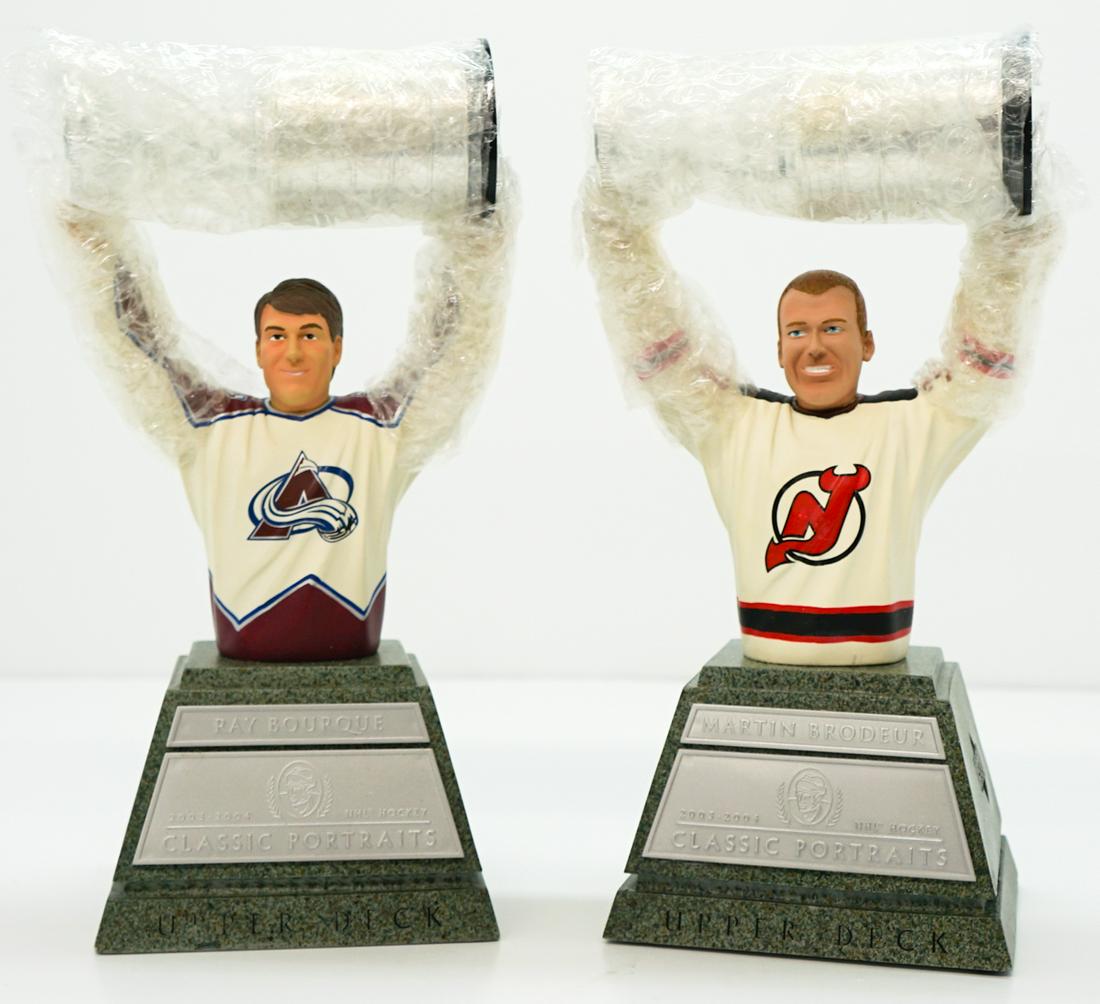 Martin Brodeur and Ray Borque UD Busts (2) (1 of 3)