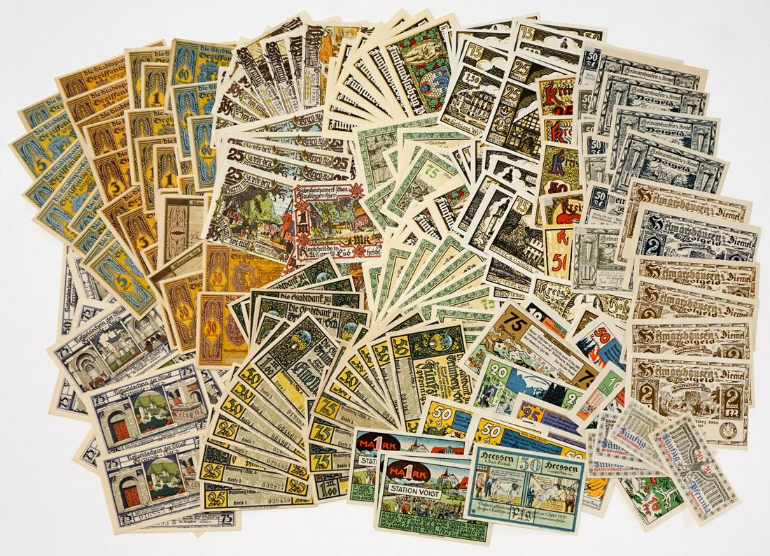 Group of German and Assorted Foreign Currency (1 of 1)