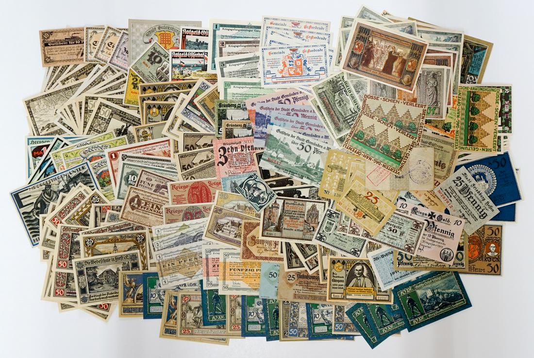 Group of German and Assorted Foreign Currency (1 of 1)