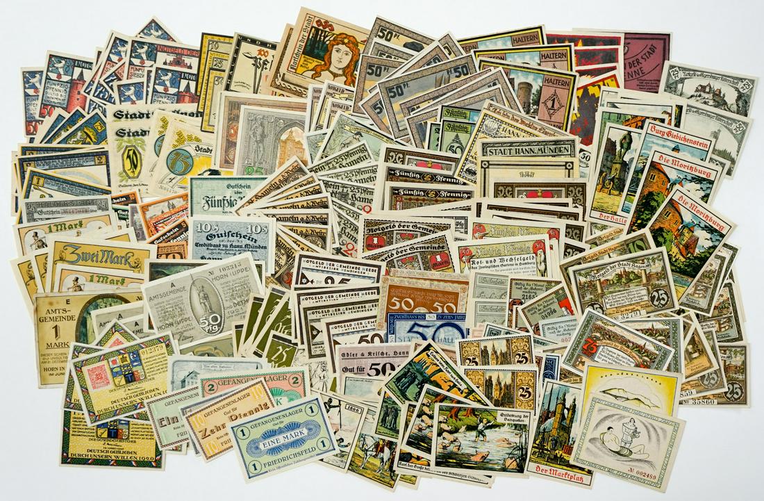 Group of German and Assorted Foreign Currency (1 of 1)