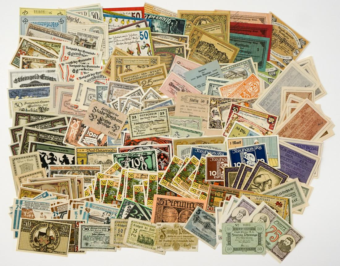 Group of German and Assorted Foreign Currency (1 of 1)