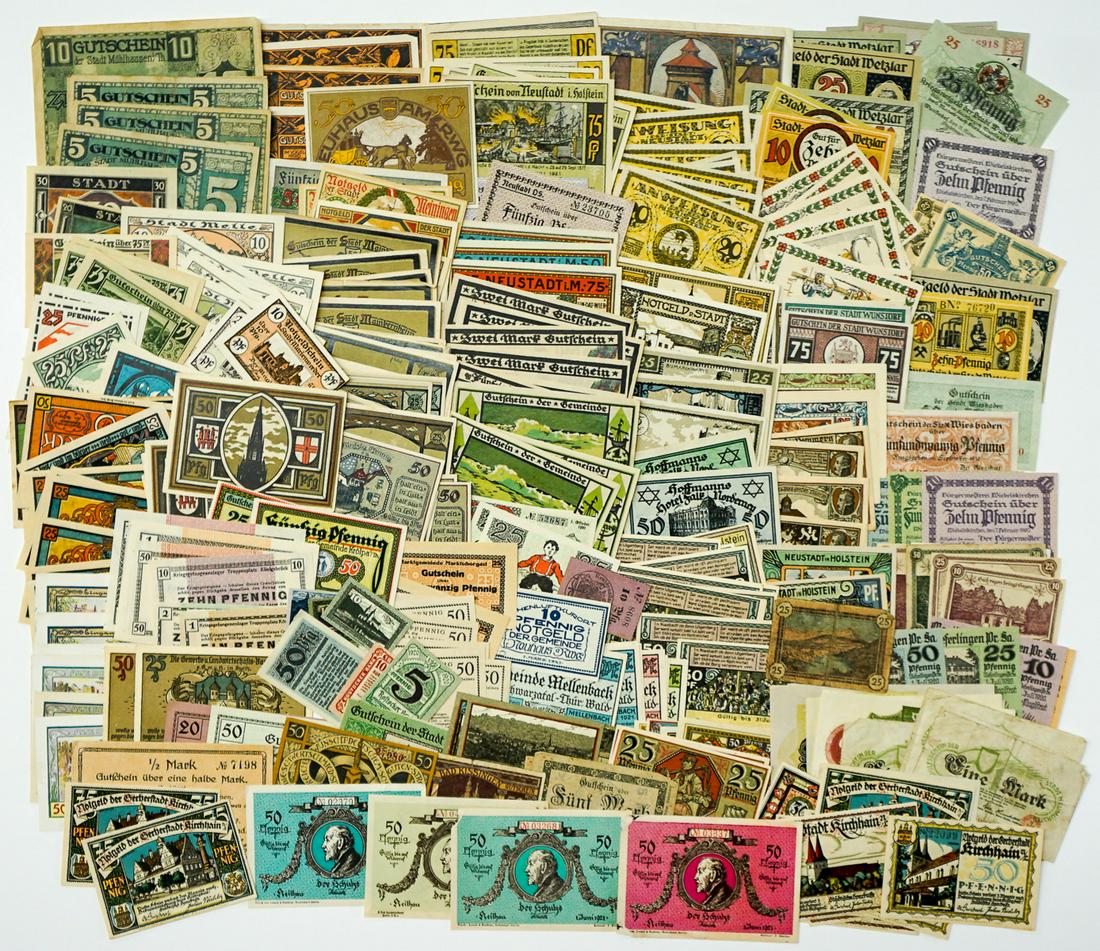 Group of German and Assorted Foreign Currency (1 of 1)