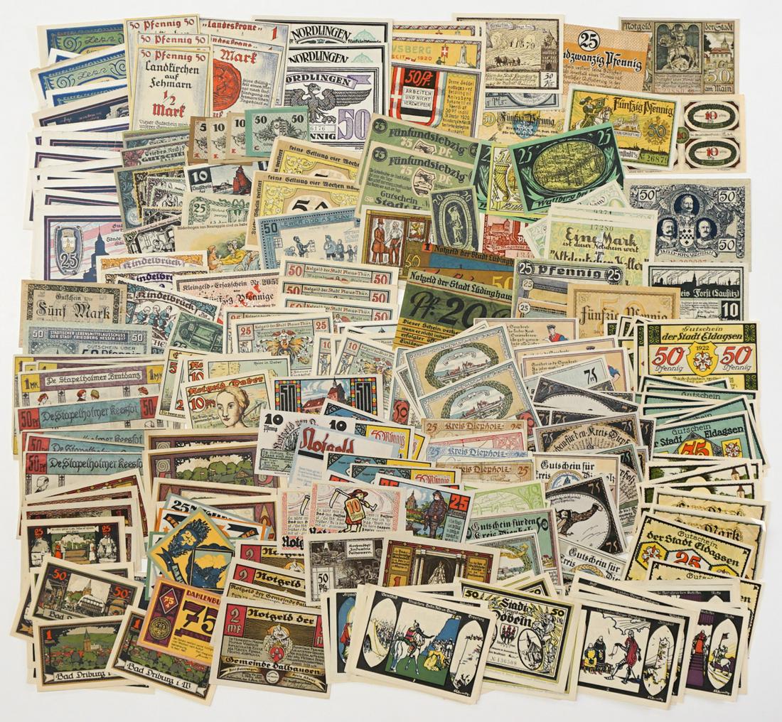 Group of German and Assorted Foreign Currency (1 of 1)