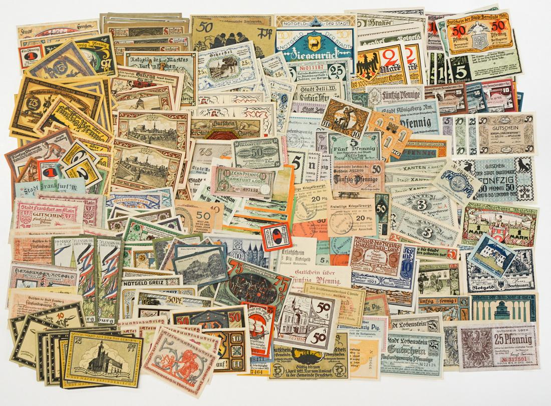 Group of German and Assorted Foreign Currency (1 of 1)