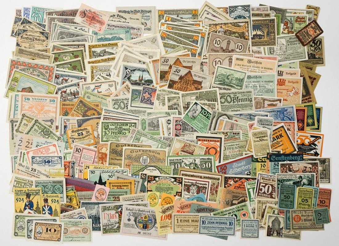 Group of German and Assorted Foreign Currency (1 of 1)