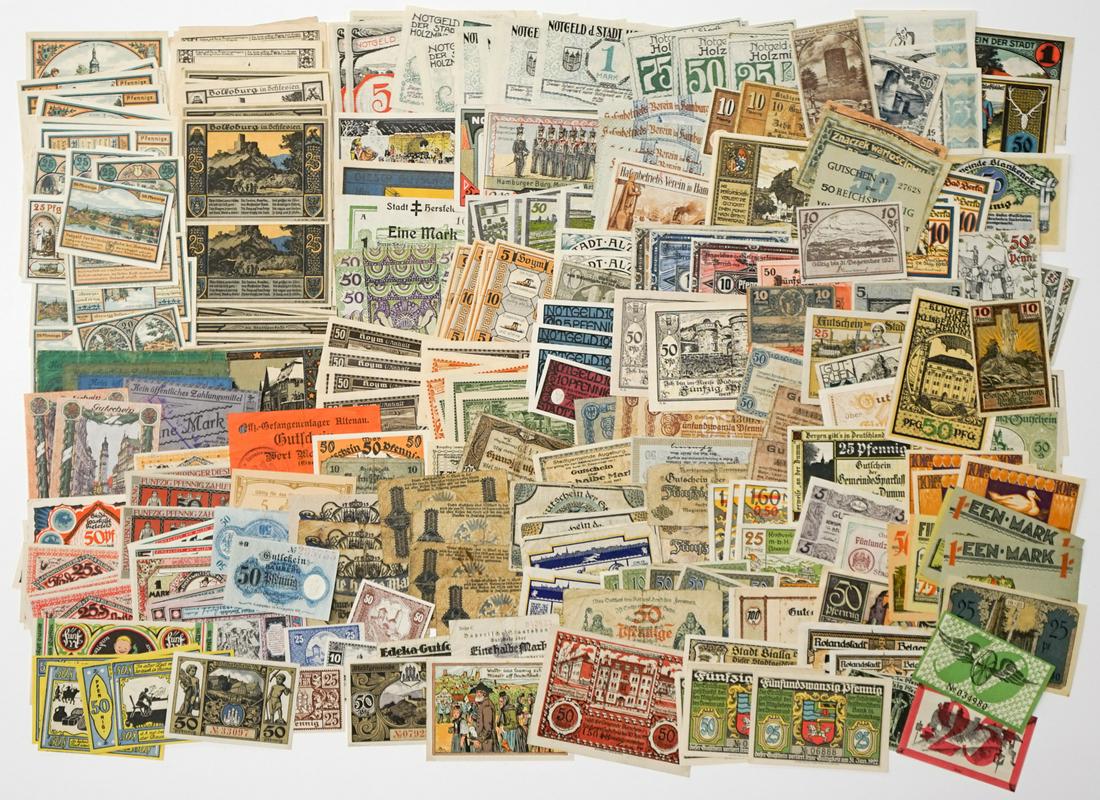 Group of German and Assorted Foreign Currency (1 of 1)