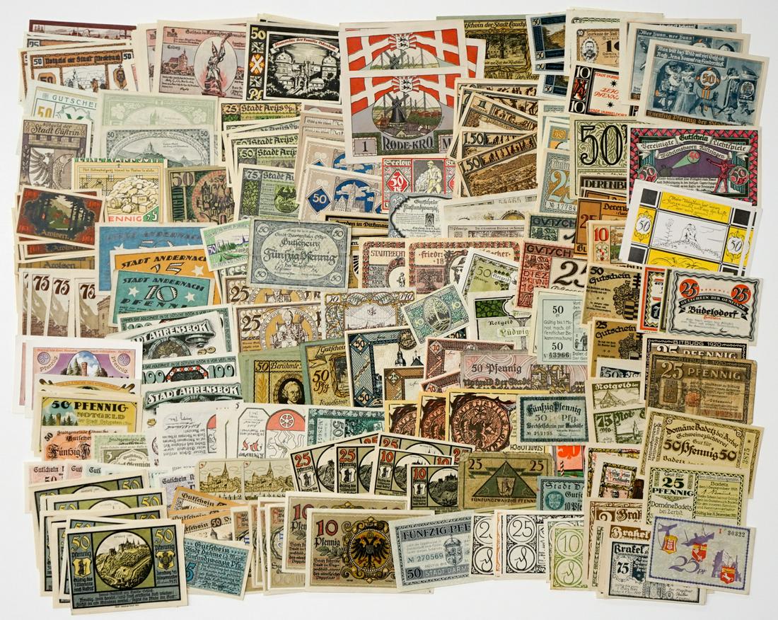 Group of German and Assorted Foreign Currency (1 of 1)