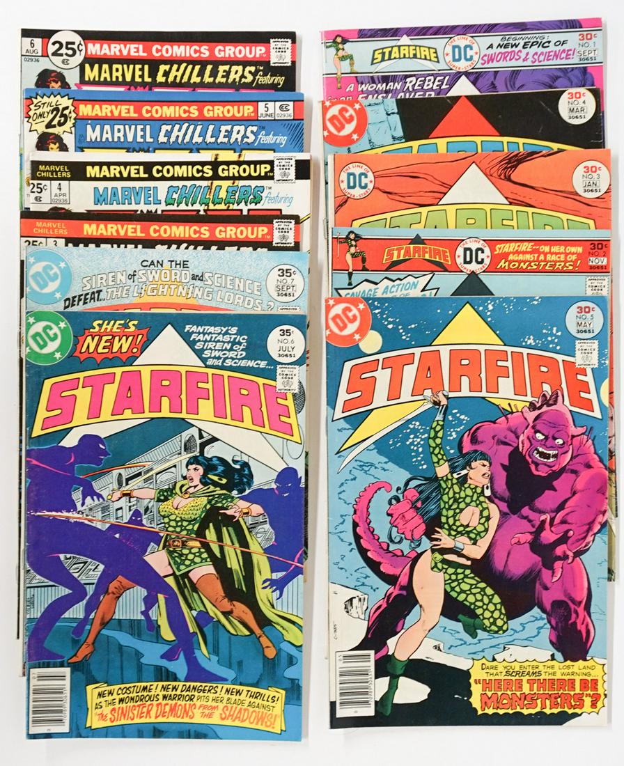 Tigra (Marvel) and Starfire (DC) Comics (11) (1 of 3)