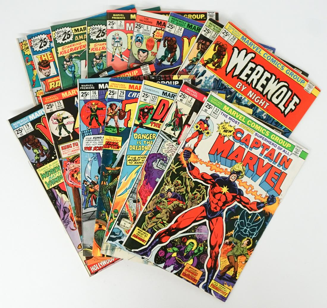 Assorted Silver/Bronze Marvel Comics (16) (1 of 3)