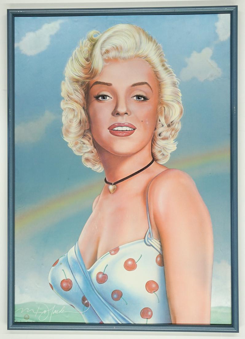 Monte Dolack Signed Poster Marilyn Monroe (1 of 2)