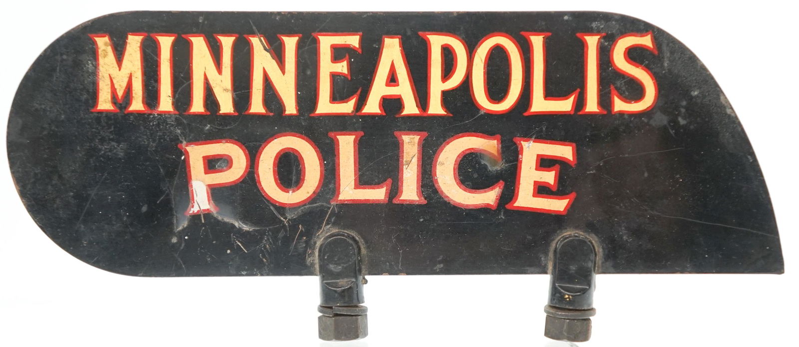 Minneapolis Police Motorcycle Fender Plate (1 of 3)