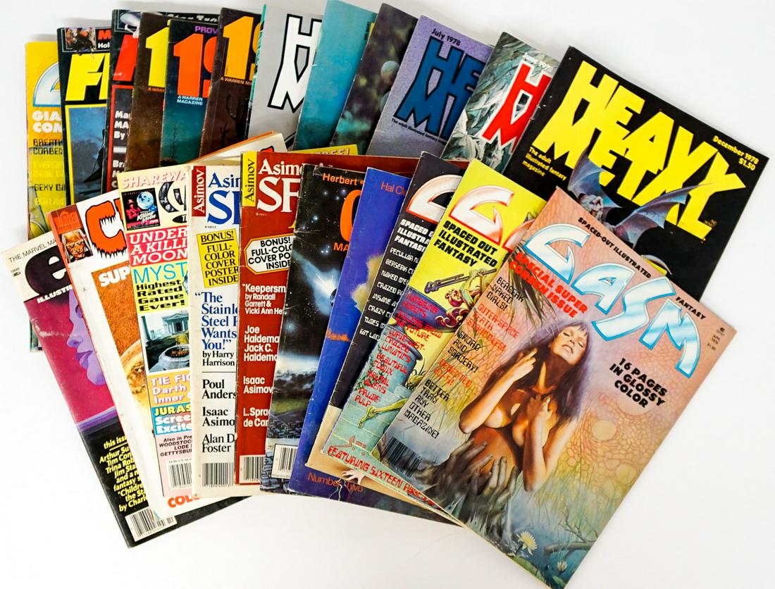 Assorted Sci-Fi/Futuristic Magazines (23) (1 of 7)