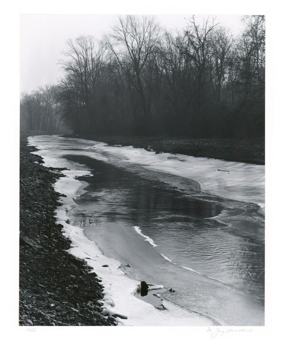 Dr. M. Jay Goodking Gelatin Silver Print: Dr. M. Jay Goodkind (American born 1928) gelatin silver print. Measures 9.625 in. x 7.625 in. image size and 16 in. x 14 in. total size. Unframed, near mint condition. Buyer must view photographs or s