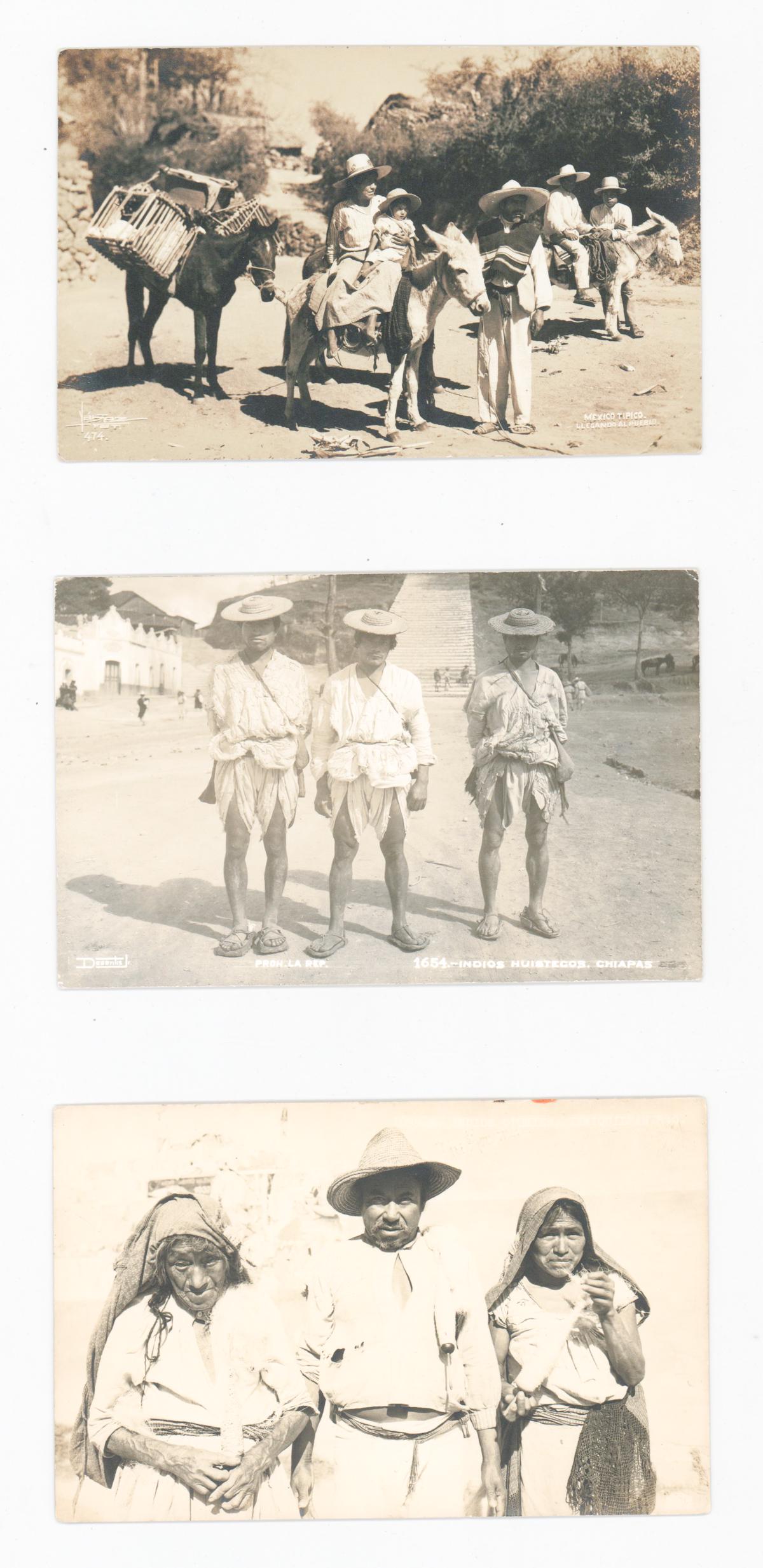 Mexico Antique RPPC (3): Mexico real photo postcards set of (3). In VG-VG+/VG+-EX condition. If lot is absent of a condition report a condition report may be requested via email. Condition report is provided as an opinion onl