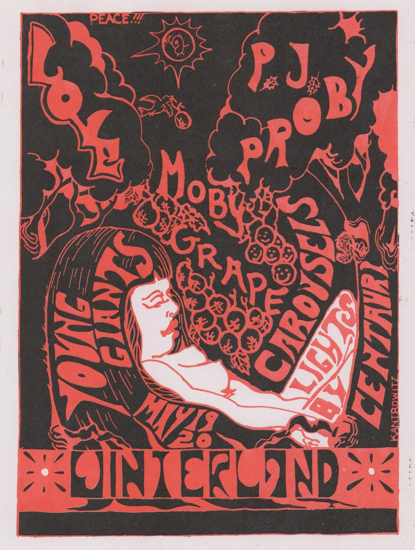 Love, PJ Proby, Moby Grape at Winterland Handbill (1 of 3)