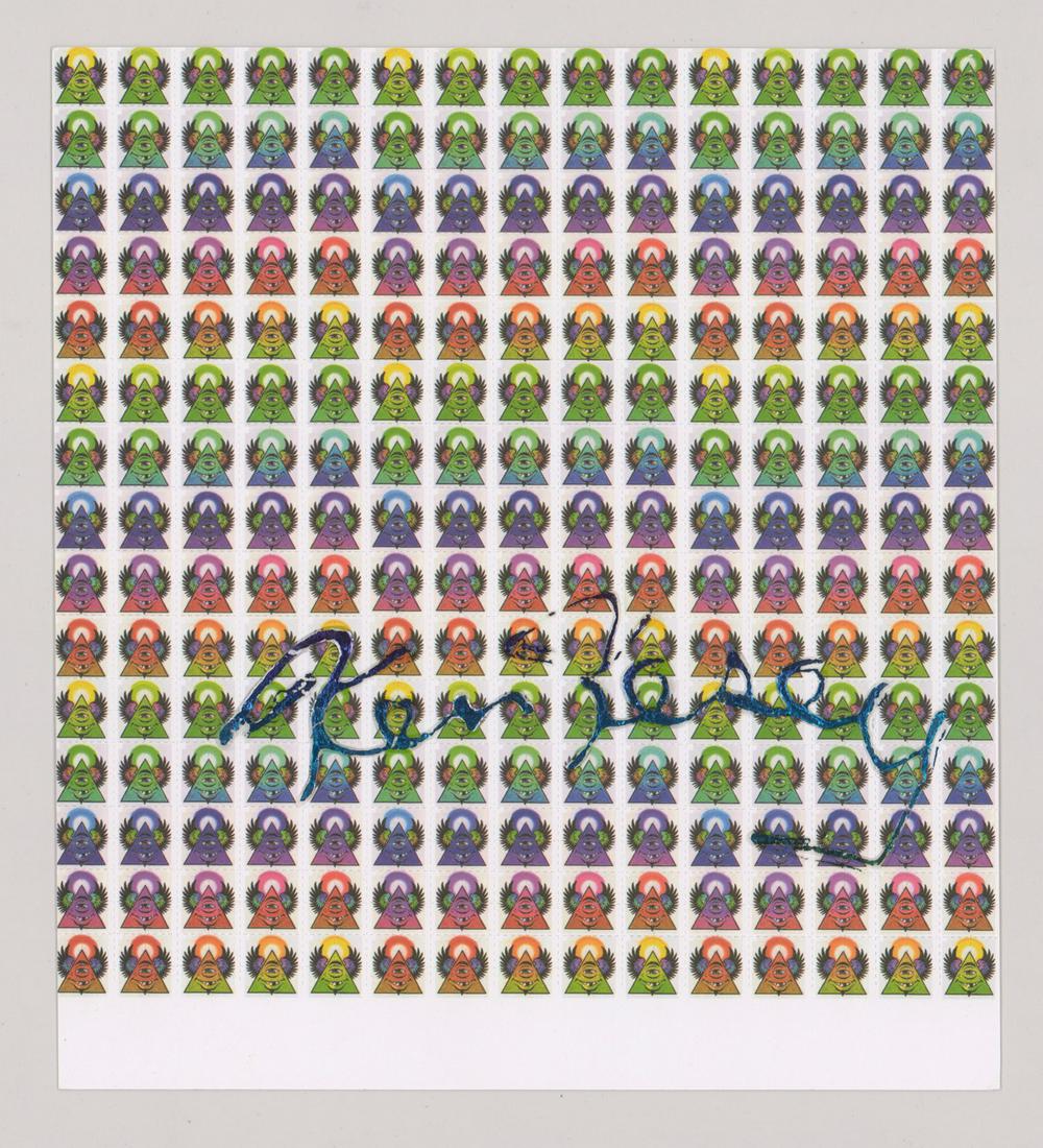 Ken Kesey Vintage Acid Blotter Art (1 of 2)