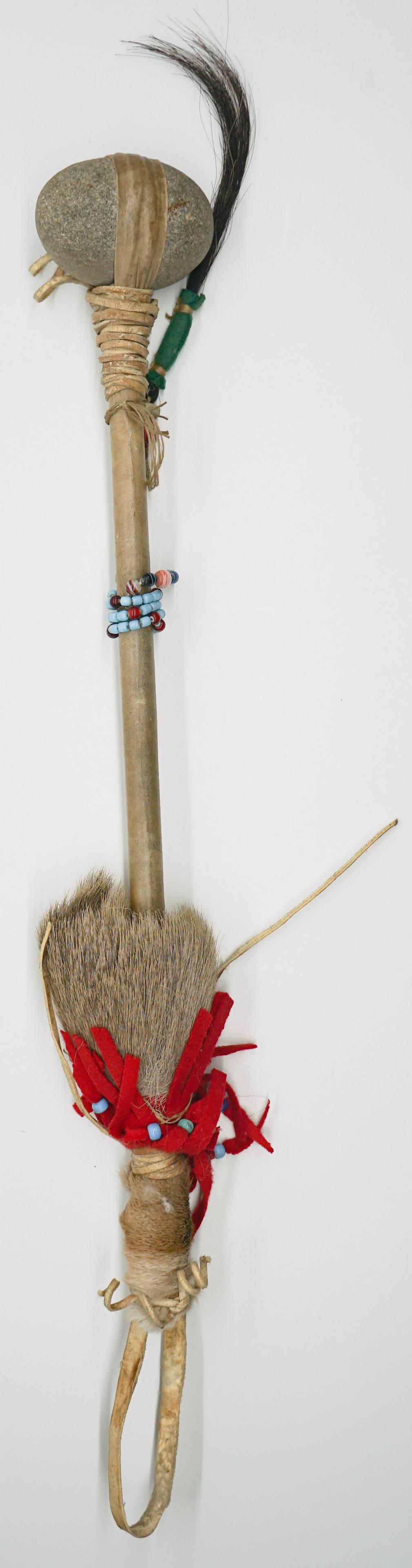 War Club With Leather Wrapped Handle (1 of 8)