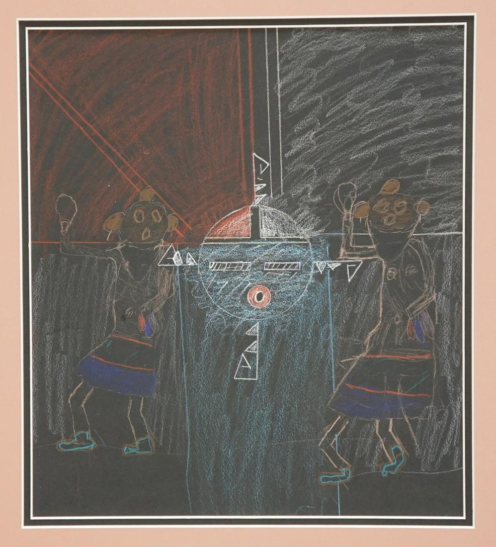 Peter Shelton Original Pastel Drawing (1 of 3)